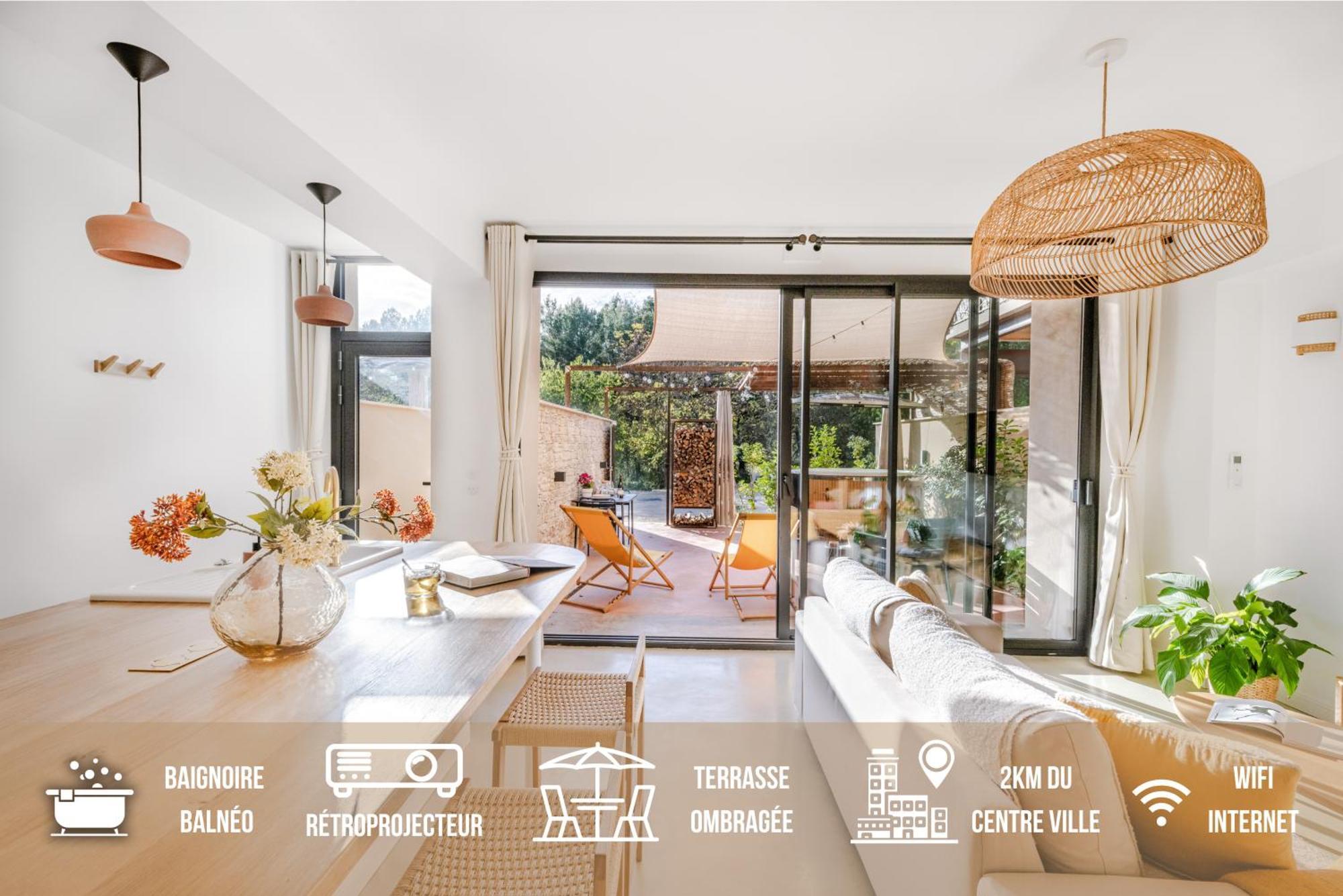 Hermes - Appartement Avec Jacuzzi Scandinave Nyons Dış mekan fotoğraf